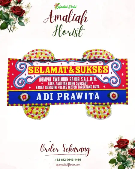 Papan Bunga Ucapan Selamat Sriwungu